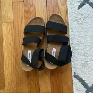 Steve Madden Shoes Black Steve Madden Platform Sandals Poshmark